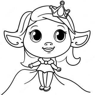 Page A Colorier De La Princesse Bean Et Elfo 56472-46944