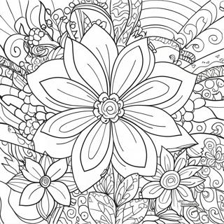 Fleur Adulte Pages À Colorier