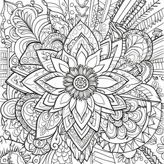 Page A Colorier Mandala De Fleurs Intrique 56512-46972