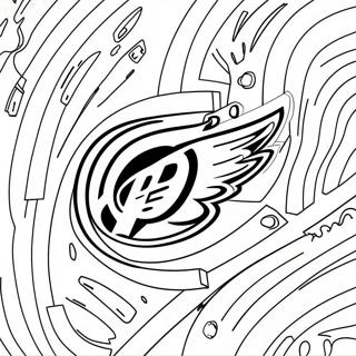 Page A Colorier Logo Des Hurricanes De La Caroline 56541-46995