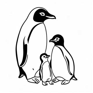 Page A Colorier De La Famille Pingouin 56571-47019