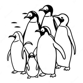 Page A Colorier De La Famille Pingouin 56571-47020