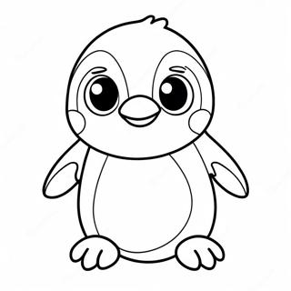 Page A Colorier De Bebe Pingouin Mignon 56572-47024