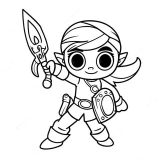 Toon Link Pages À Colorier