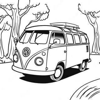 Page A Colorier Volkswagen Van Vintage 56742-47161