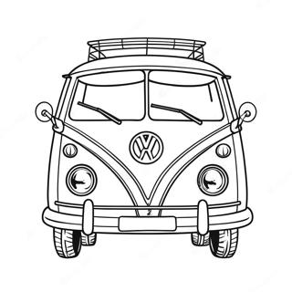 Page A Colorier Volkswagen Van Vintage 56742-47162