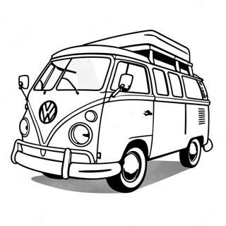 Page A Colorier Volkswagen Van Vintage 56742-47164