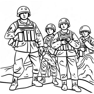 Page A Colorier Soldats En Camouflage 56772-47182