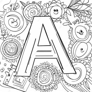 Feuille De Traçage De L'alphabet Pages À Colorier