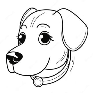 Page A Colorier Du Visage De Chien 56911-47291