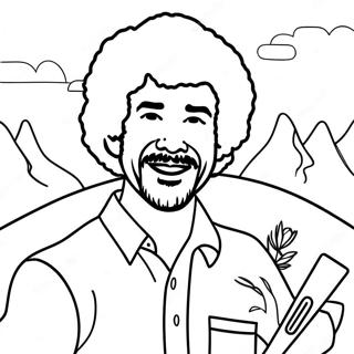 Page A Colorier De Bob Ross 56931-47304