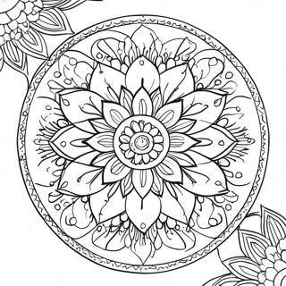 Lotus Pour Adultes Pages À Colorier