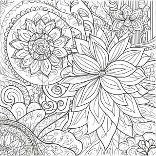 Page A Colorier De Fleur De Lotus Complexe 56952-47327