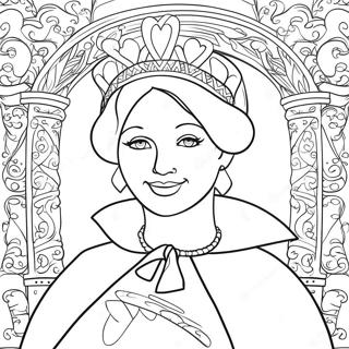 Page A Colorier De La Reine De Coeur 56981-47344