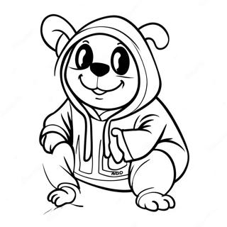 Page A Colorier De Ranboo Avec Un Sweat A Capuche Colore 57033-47381