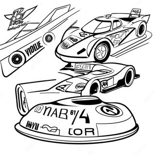 Page A Colorier De Voiture Indy 57082-47424