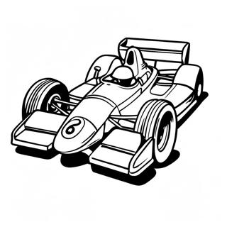 Page A Colorier De Course De Voiture Indy Rapide 57083-47418