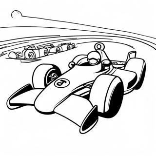 Page A Colorier De Course De Voiture Indy Rapide 57083-47419