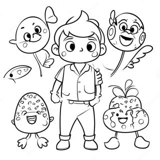 Page A Colorier Des Personnages Charmants De Kevin Henkes 57093-47500