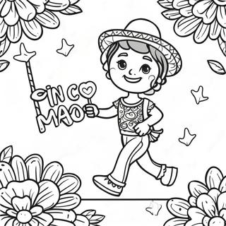 Page A Colorier Coloree De La Fiesta Du Cinco De Mayo 57113-47455