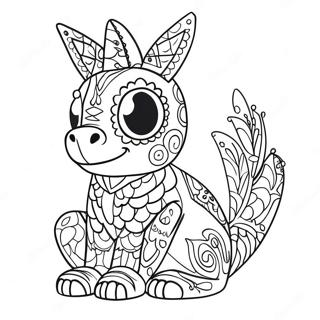 Page A Colorier Des Alebrijes De Coco 57132-47460