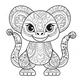 Page A Colorier Des Alebrijes De Coco 57132-47533