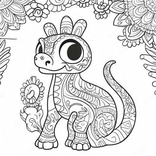 Page A Colorier Coloree Des Alebrijes De Coco 57133-47462