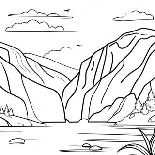 Page A Colorier Des Fjords Norvegiens 57153 47560