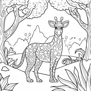 Page A Colorier Royaume Animal En Pointillisme 57173-47567