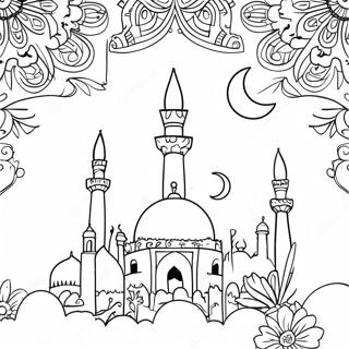 Page A Colorier Celebration Festive De Laid Al Adha 57233-47613