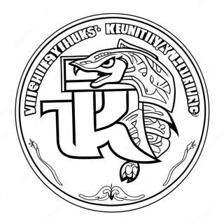 Page A Colorier Du Logo De Luniversite Du Kentucky 57273-47631