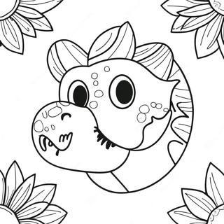 Page A Colorier De Masque De Dinosaure Colore 57364-47710