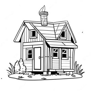 Page A Colorier Dune Petite Maison 57404-47731