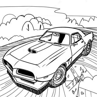 Page A Colorier De Voiture Classique Trans Am 57424-47758