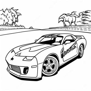 Page A Colorier De Voiture De Course Trans Am 57425-47755