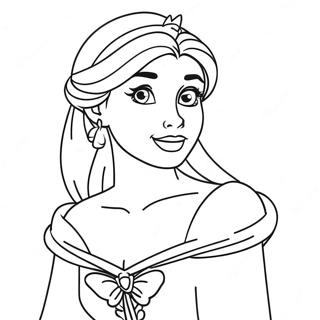 Page A Colorier De Princesse Disney Charmante 57445-47769