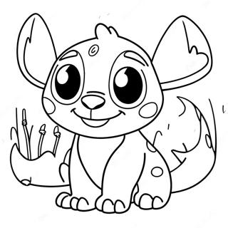 Page A Colorier De Stitch Et De Krokmou 57474-47787