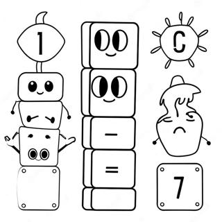 Page A Colorier Numberblocks 100 57594-47883