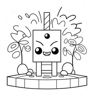 Page A Colorier Numberblocks 100 57594-47884