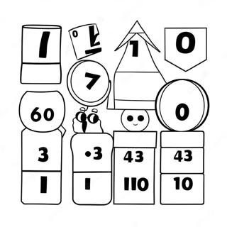 Page A Colorier Numberblocks 100 Coloree 57595-47886