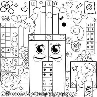 Page A Colorier Numberblocks 100 Coloree 57595-47888