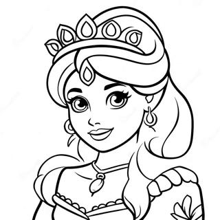 Page A Colorier Tatouage De Princesse Disney Coloree 57625-47909