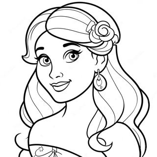 Page A Colorier Tatouage De Princesse Disney Coloree 57625-47911