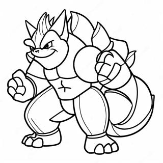 Incineroar Pages À Colorier