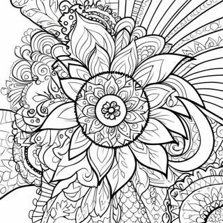 Page A Colorier Mandala Indien 57684-47954