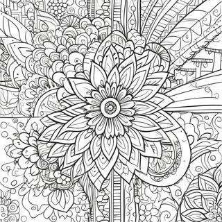 Page A Colorier Motifs Indiens Intriques 57685-47961