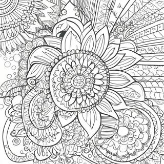 Page A Colorier Motifs Indiens Intriques 57685-47962