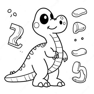 Page A Colorier Alphabet Dinosaure Colore 57695-47966