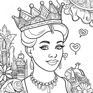 Page A Colorier De Graffiti De Reine Royale 57775-48024