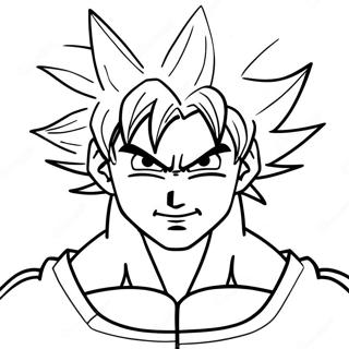 Page A Colorier De Goku En Forme De Super Saiyan 57785-48033